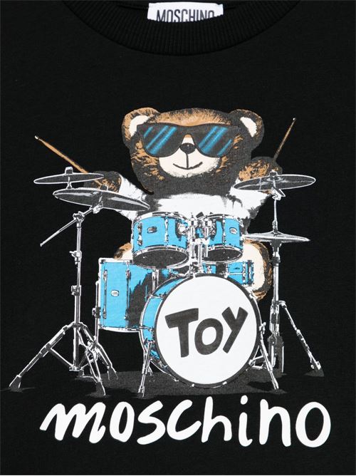 T-shirt bambino maniche corte MOSCHINO KID-TEEN | H8M04KLAA2360100